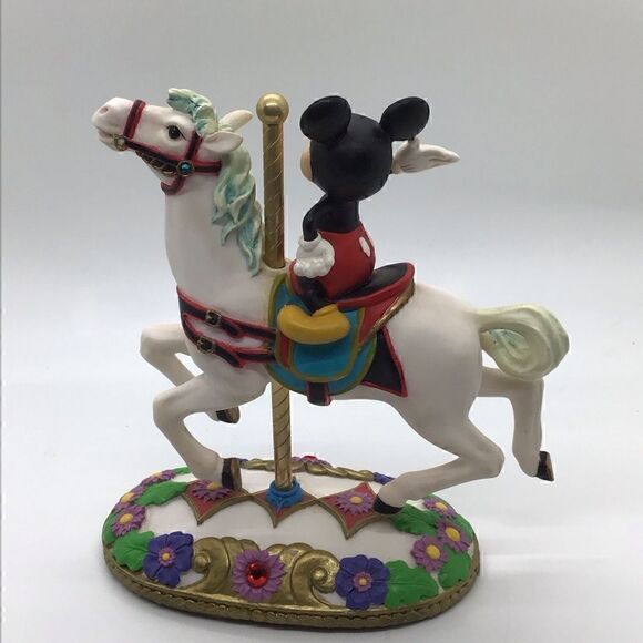 Mickey’s Carousel Figurine with Faux Jeweled Base - Picture 3 of 10